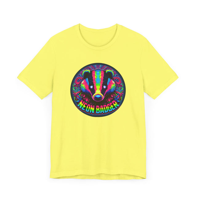 Neon Badger T-shirt, Badger Tee