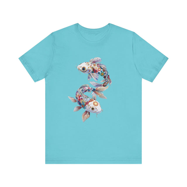 Japanese Pop Art Koi, Rainbow colorful Koi