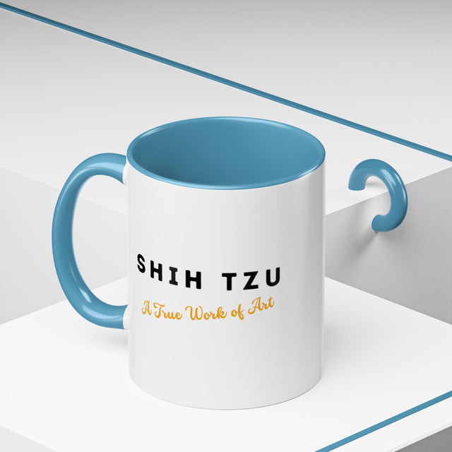 Shih Tzu Coffee Cup,4-Panel Pop Art Mug,Shih Tzu Lover,Shih Tzu Mom,Shih Tzu Dad,Dog Lover Gift,Shih Tzu Gift