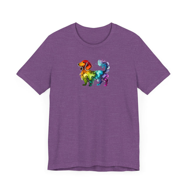 Rainbow Dachshund T-shirt,Pride Shirt,Dog Lover Top,Rainbow Animals,LGBTQ+ Tee, Weiner Dog gift, Doxie Owner