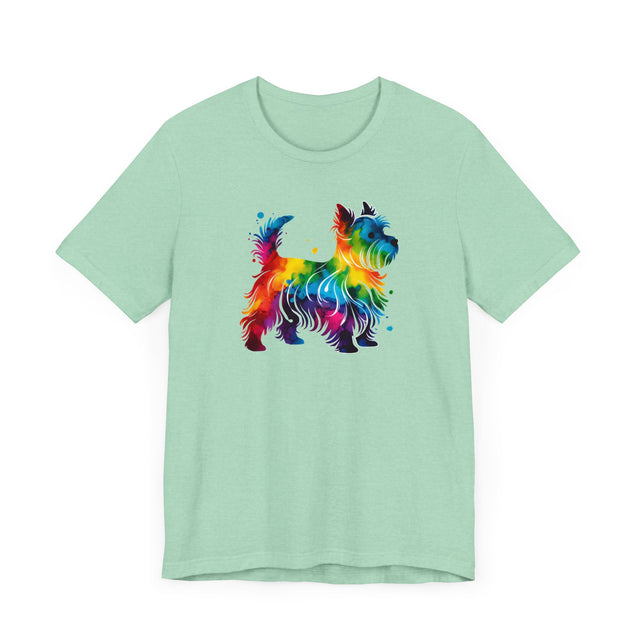Rainbow West Highland Terrier T-shirt,Pride Shirt,Dog Lover Top,Rainbow Animals,LGBTQ+ Tee, Westie owner, West Highland White Terrier gift