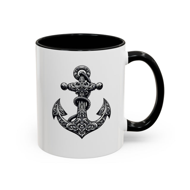 Anchor Mug, Ocean Gift, Boating Gift, Coastal Living, Sea Gift, Coastal gift, Coastal Decor, Nautical Mug, Nautical Gift, Sailing gift