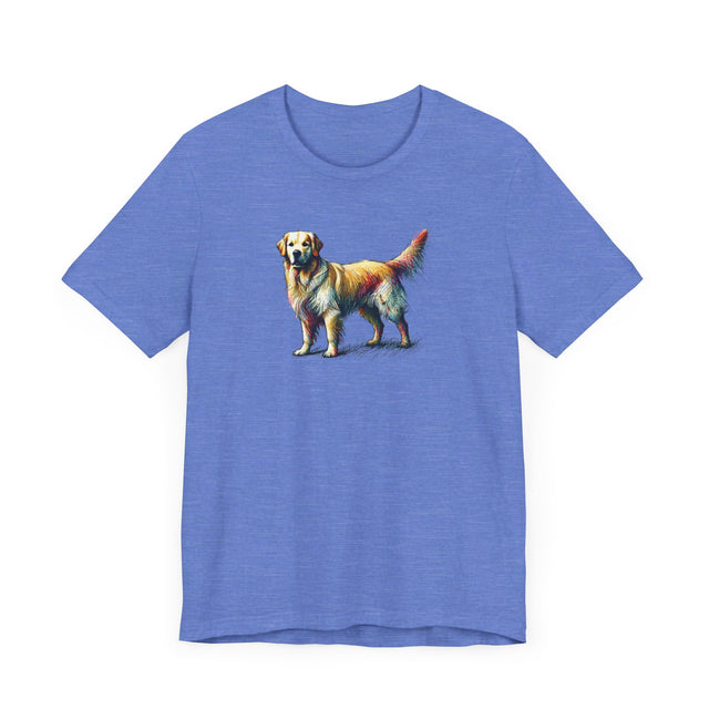 Golden Retriever Scribble T-shirt, Dog Lover Tee