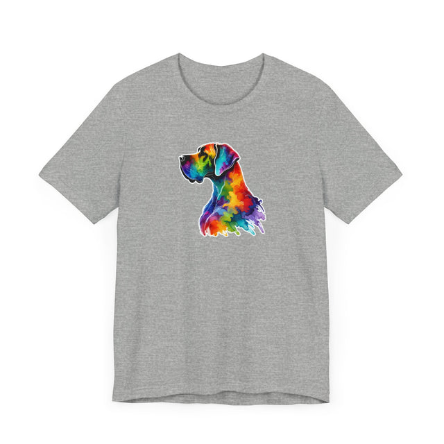 Rainbow Great Dane Head T-shirt,Pride Shirt,Dog Lover Top,Rainbow Animals,LGBTQ+ Tee, Dane owner, Great Dane gift