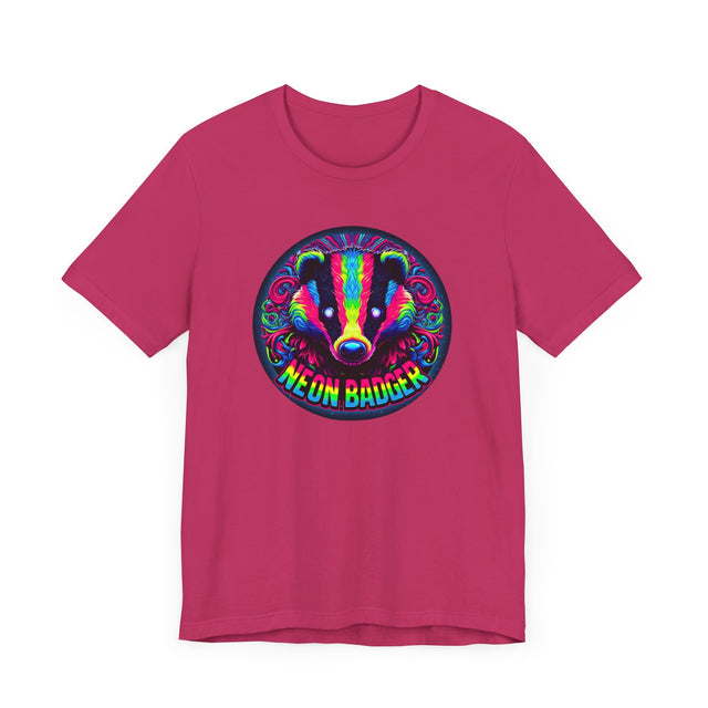 Neon Badger T-shirt, Badger Tee