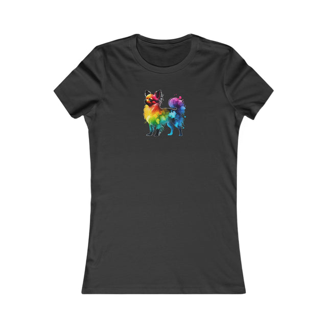 Rainbow Chihuahua T-shirt,Pride Shirt,Dog Lover Top,Rainbow Animals,LGBTQ+ Tee, Chihuahua Owner,Women's Favorite Tee
