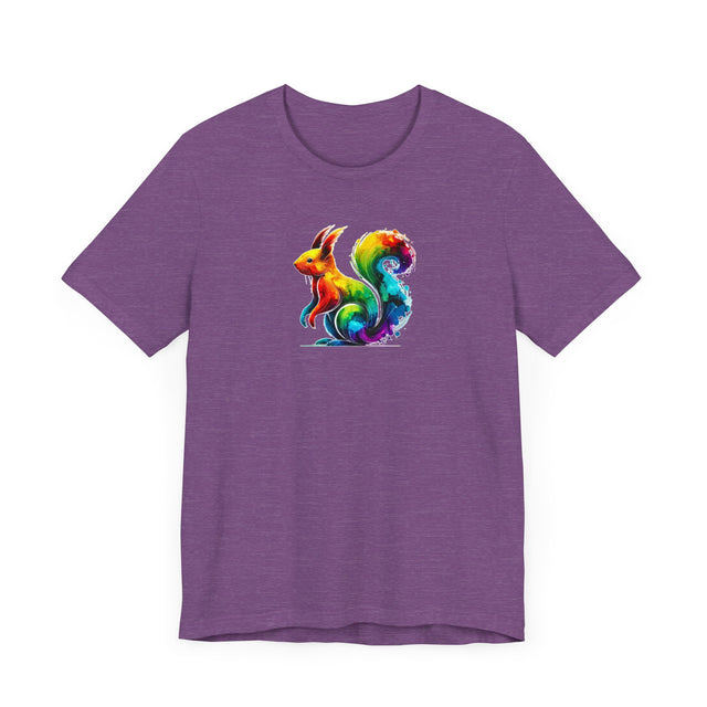 Rainbow Squirrel Alcohol Ink T-shirt, Bunny Shirt,Hare,Pride Shirt,Animal Lover T shirt, LGBTQ+, BGLT