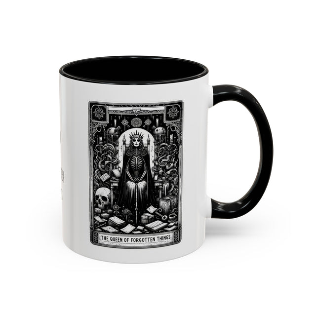 Queen of Forgotten Things,Tarot card mug,Mothers Day Gift,Tarot Reader Gift,Witchy cup,Mystical Cards,Astrology,Gift for her,Goth shirt
