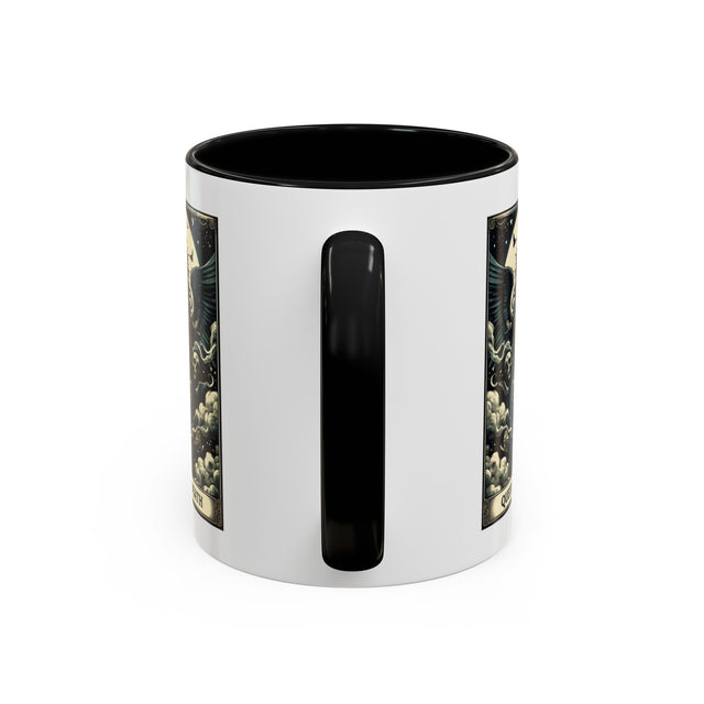 Queen of Death,Tarot card mug,Tarot Reader Gift,Witchy Mug,Mystical Cards Cup,Celestial Astrology,Tarot Lover Gift,Goth Mug,Gothic Art
