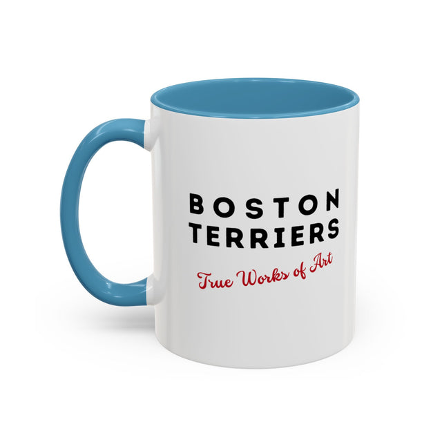 Boston Terrier Coffee Cup,4-Panel Pop Art Mug,Boston Terrier Lover,Boston Terrier Mom