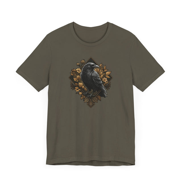 Raven Brown Leaves T-shirt