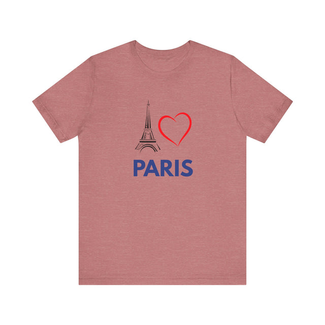 I love Paris T-shirt, I Love Paris Shirt, Paris Lover, Francophile gift, Paris Gift, Olympic Gift, Cute Paris Shirt, Trendy Paris Shirt