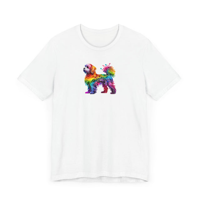 Rainbow Maltese T-shirt,Pride Shirt,Dog Lover Top,Rainbow Animals,LGBTQ+ Tee, Maltese gift, Maltese Owner