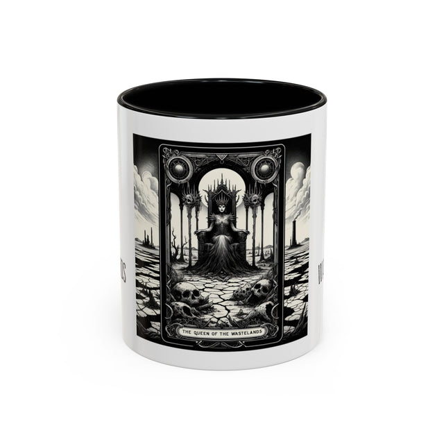 Queen of the Wastelands,Tarot card mug,Mothers Day Gift,Goth gift,Witchy cup,Mystical Cards,Goth Mom Gift,Gothic Art Gift,Sci-fi mug