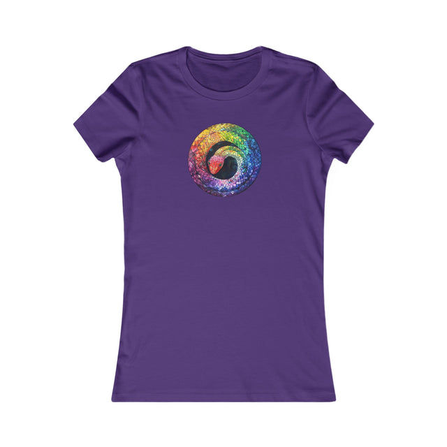 Rainbow Snake T-shirt,Pride Shirt,Snake Lover Top,Rainbow Animals,LGBTQ+ Tee,Women's Favorite Tee