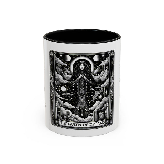 Queen of Dreams,Tarot card Mug,Mother's Day Gift,Tarot Reader Gift,Witchy Cup,Mystical Cards Mug,Gift for her,Gift for Mom,Gift for Wife