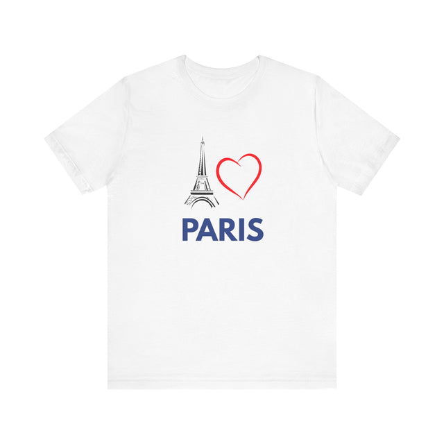 I love Paris T-shirt, I Love Paris Shirt, Paris Lover, Francophile gift, Paris Gift, Olympic Gift, Cute Paris Shirt, Trendy Paris Shirt
