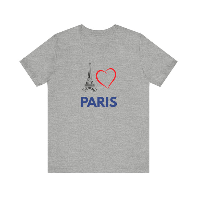I love Paris T-shirt, I Love Paris Shirt, Paris Lover, Francophile gift, Paris Gift, Olympic Gift, Cute Paris Shirt, Trendy Paris Shirt