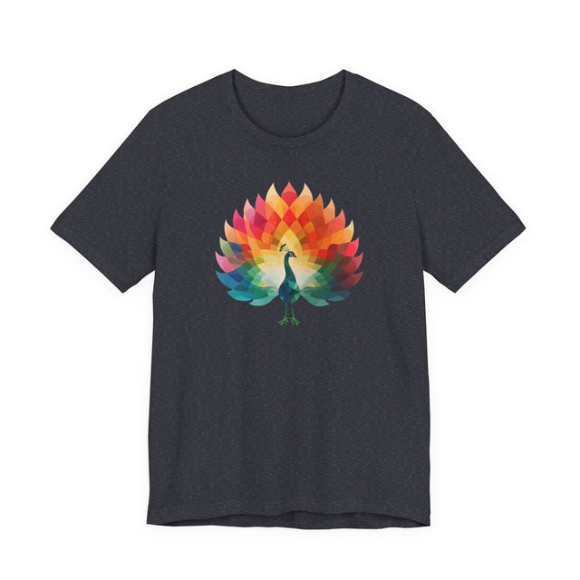 Rainbow Peacock T-shirt,Pride Shirt, Pride Parade Top, Rainbow Animals,LGBTQ+ Tee, Nonbinary, Gay, Lesbian, Bisexual, Trans, BGLT, LBGT, Enby, Pansexual