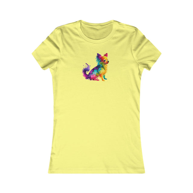 Rainbow Chihuahua T-shirt,Pride Shirt,Dog Lover Top,Rainbow Animals,LGBTQ+ Tee, Chihuahua Owner,Women's Favorite Tee
