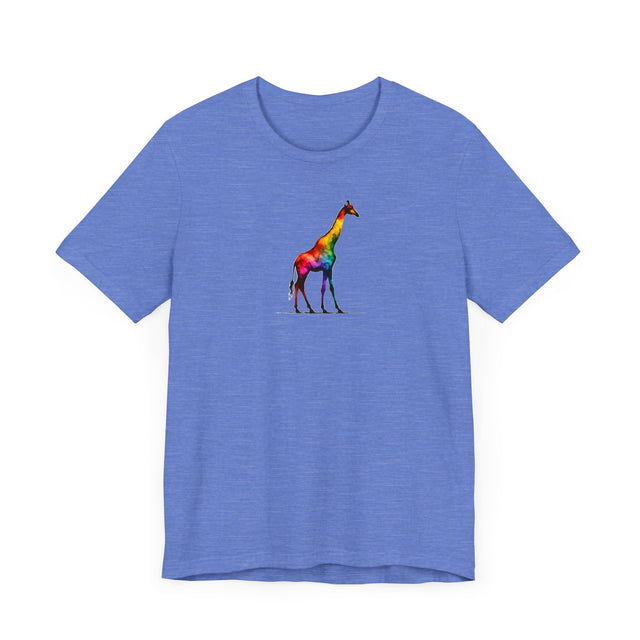 Rainbow Giraffe Alcohol Ink,Safari lover,Wild Life,Pride Shirt,LGBTQ+ Tee,African Animals