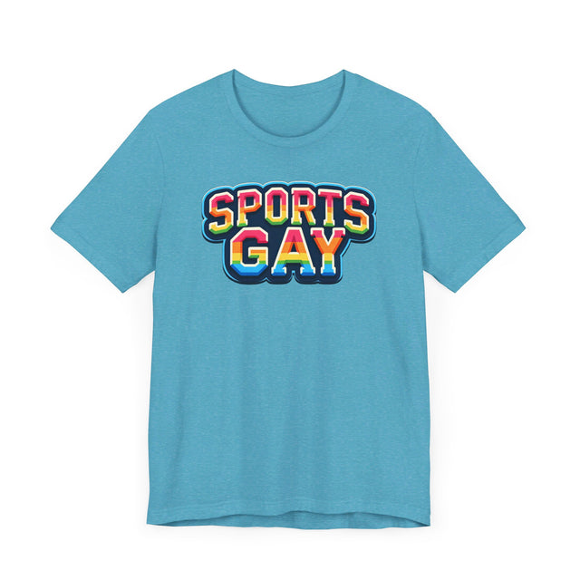 Sports Gay T-shirt, Pride Shirt, Rainbow Sports T-shirt