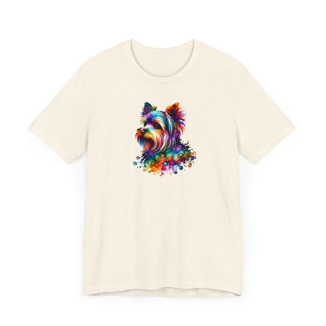Rainbow Yorkshire Terrier T-shirt,Pride Shirt,Dog Lover Top,Rainbow Animals,LGBTQ+ Tee, Yorkie owner, Yorkshire Terrier gift