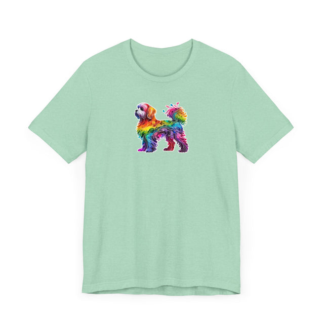 Rainbow Maltese T-shirt,Pride Shirt,Dog Lover Top,Rainbow Animals,LGBTQ+ Tee, Maltese gift, Maltese Owner
