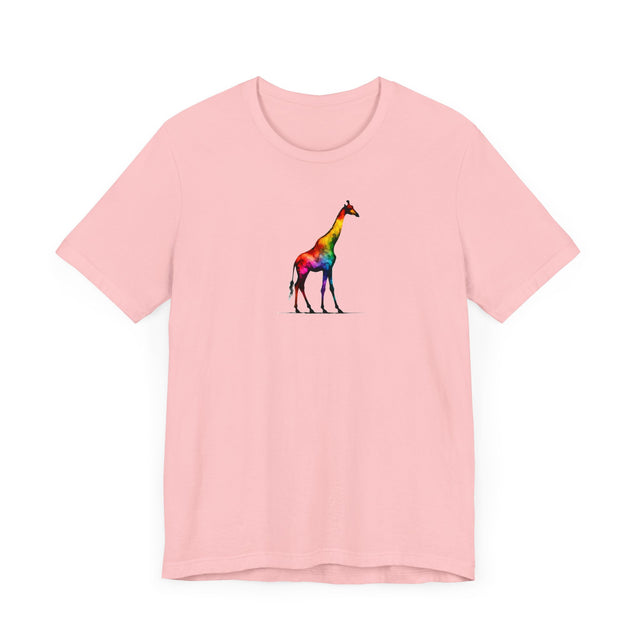 Rainbow Giraffe Alcohol Ink,Safari lover,Wild Life,Pride Shirt,LGBTQ+ Tee,African Animals