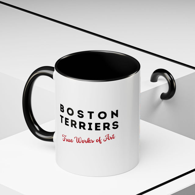 Boston Terrier Coffee Cup,4-Panel Pop Art Mug,Boston Terrier Lover,Boston Terrier Mom