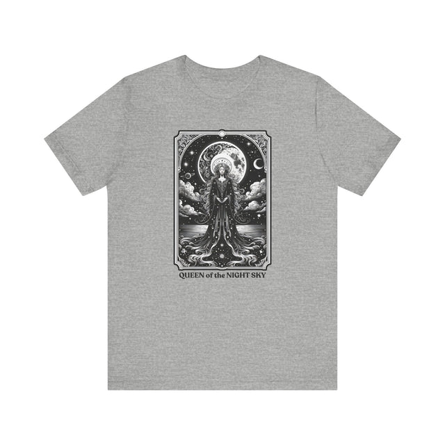 Queen of the Night Sky,Tarot card shirt,Mother's Day Gift,Tarot Reader Gift,Witchy Shirt,Mystical Cards Tee,Celestial Astrology,Gift for her