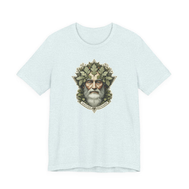 Green Man Shirt, Nature Remains T-shirt, Nature Lover, Walt Whitman Tee
