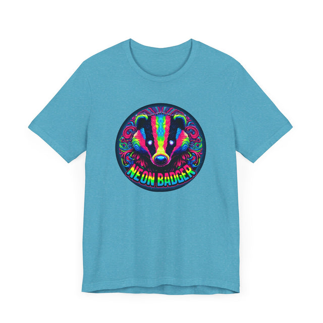 Neon Badger T-shirt, Badger Tee