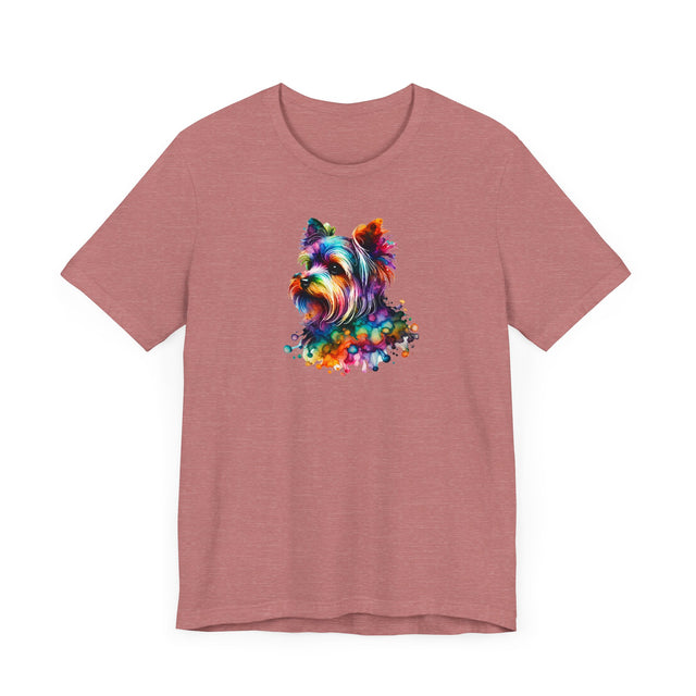Rainbow Yorkshire Terrier T-shirt,Pride Shirt,Dog Lover Top,Rainbow Animals,LGBTQ+ Tee, Yorkie owner, Yorkshire Terrier gift