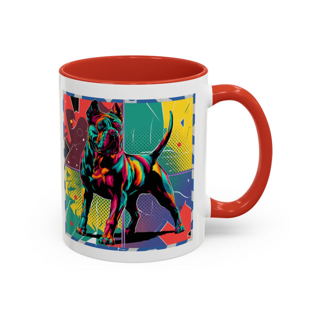 Cane Corso Coffee Cup,4-Panel Pop Art Mug,Cane Corso Lover,Corso Mom,Corso Dad,Dog Lover Gift,Cane Corso Gift