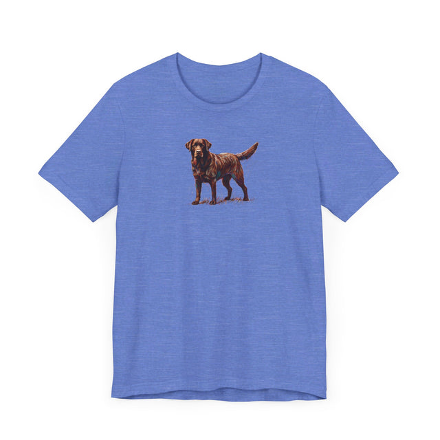 Chocolate Lab Scribble T-shirt, Labrador Retriever Shirt, Dog Lover Tee