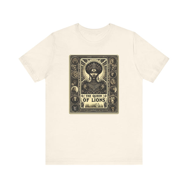Queen of Lions,Tarot card shirt,Mothers Day Gift,Tarot Reader Gift,African Queen,Gift for her,Black Mom Gift,Black Queen tee,Gift for Mom