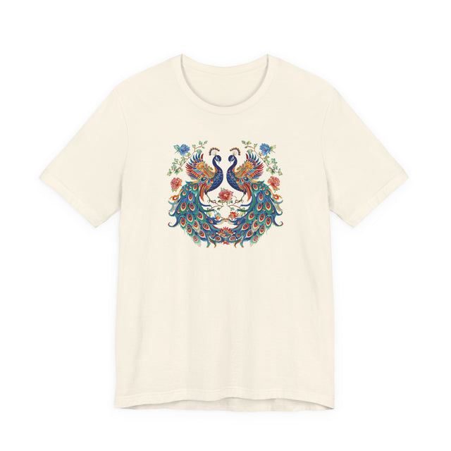 Peacock Phoenix T-shirt, Bird Lover Top, Peacock Tee