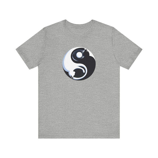 Yin Yang Cat shirt, Spiritual, Meditation, Black & White Cats, Cute Cat Top, Cat Lover Tee, Cat Owner gift, Cat Mom Gift, Cat Dad, Vet Gift