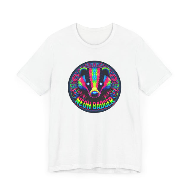 Neon Badger T-shirt, Badger Tee