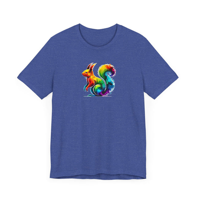 Rainbow Squirrel Alcohol Ink T-shirt, Bunny Shirt,Hare,Pride Shirt,Animal Lover T shirt, LGBTQ+, BGLT