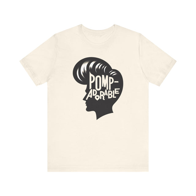 Pompadour T-Shirt, Rockabilly Style, Funny Tee, Gifts For Him, Cool Hair, Psychobilly, Punny Shirt, Guy Gift, 1950s Hairdo, 1960s style