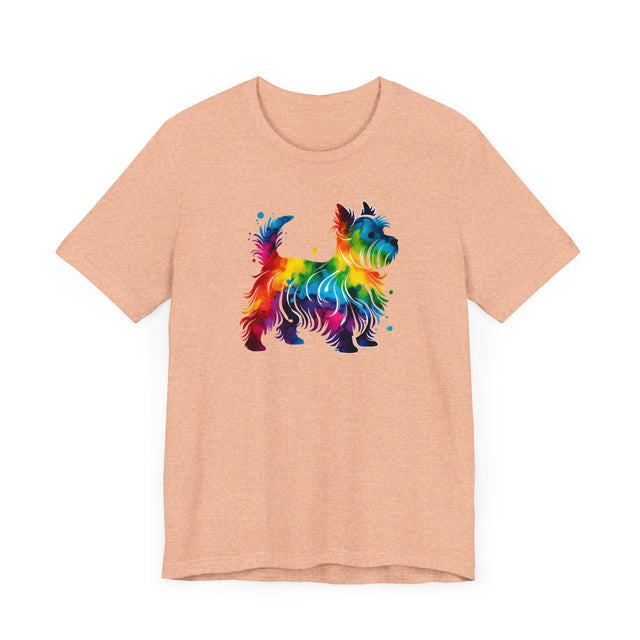 Rainbow West Highland Terrier T-shirt,Pride Shirt,Dog Lover Top,Rainbow Animals,LGBTQ+ Tee, Westie owner, West Highland White Terrier gift