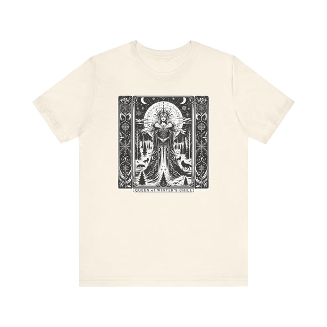Queen of Winter's Chill,Tarot card shirt,Mothers Day Gift,Christmas Shirt,Witchy Shirt,Winter Tee,Gift for her,Gift for Mom,Gift for Wife