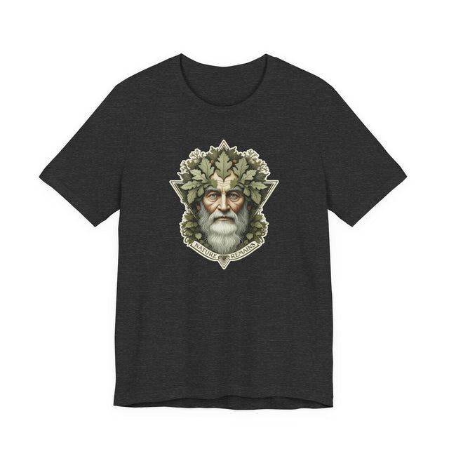 Green Man Shirt, Nature Remains T-shirt, Nature Lover, Walt Whitman Tee