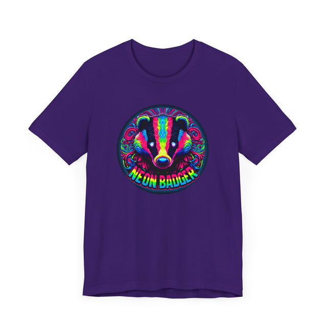 Neon Badger T-shirt, Badger Tee
