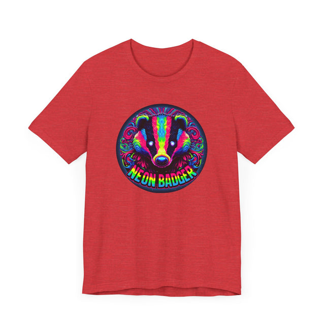 Neon Badger T-shirt, Badger Tee