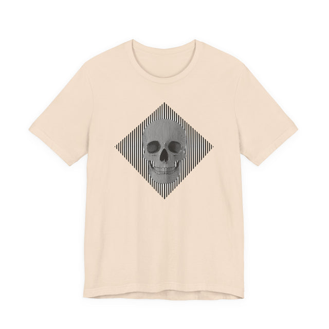 Op Art Skull T-shirt, Halloween tee, Trick or treat Shirt