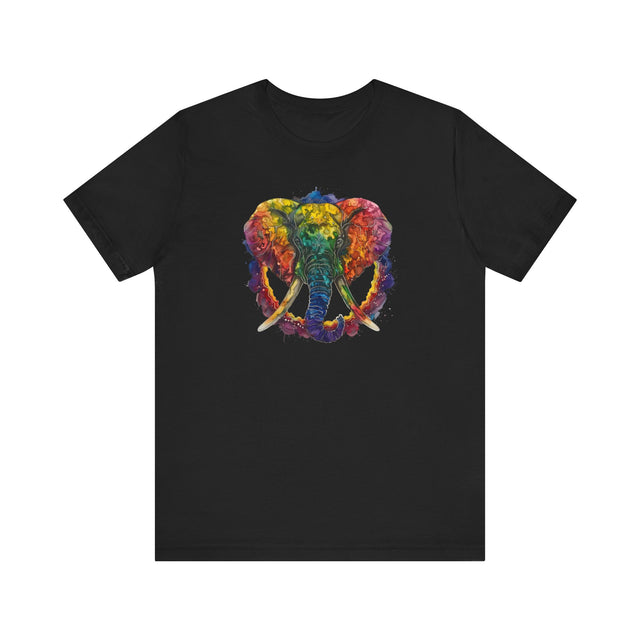 Rainbow Elephant Peace Mandala T-shirt,Pride Shirt,Elephant Lover Top,Rainbow Animals,LGBTQ+ Tee,Queer,Gay,Lesbian,Bisexual,Trans,BGLT,LBGT