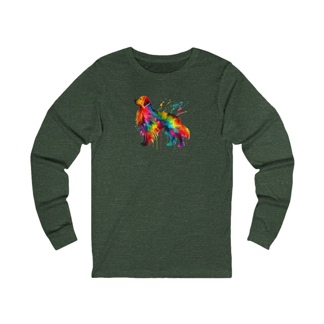 Rainbow Golden Retriever T-shirt,Pride Shirt,Dog Lover Top,Rainbow Animals,LGBTQ+ Tee,Golden Owner